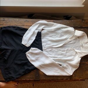 Adorable Black and White romper